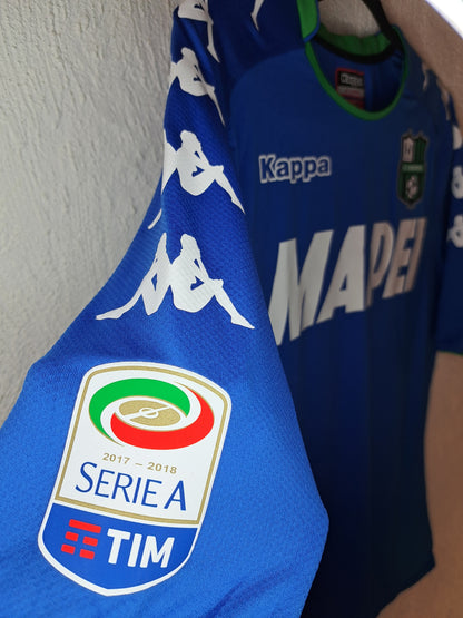 Sassuolo 2017-2018 third kit signed & matchworn #Letschert (XL)