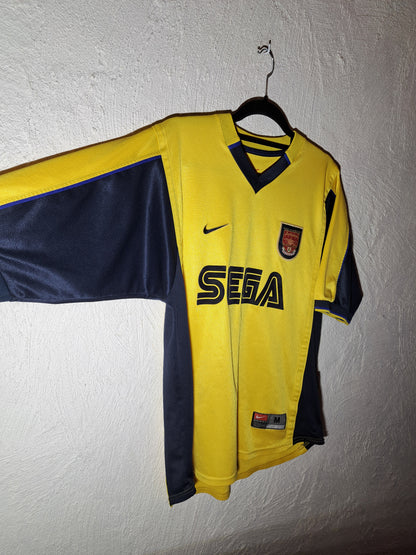 Arsenal 1999-2001 away shirt (M) #Bergkamp